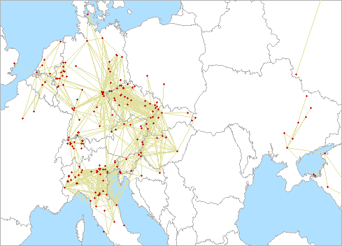 QSO map for 10 GHz